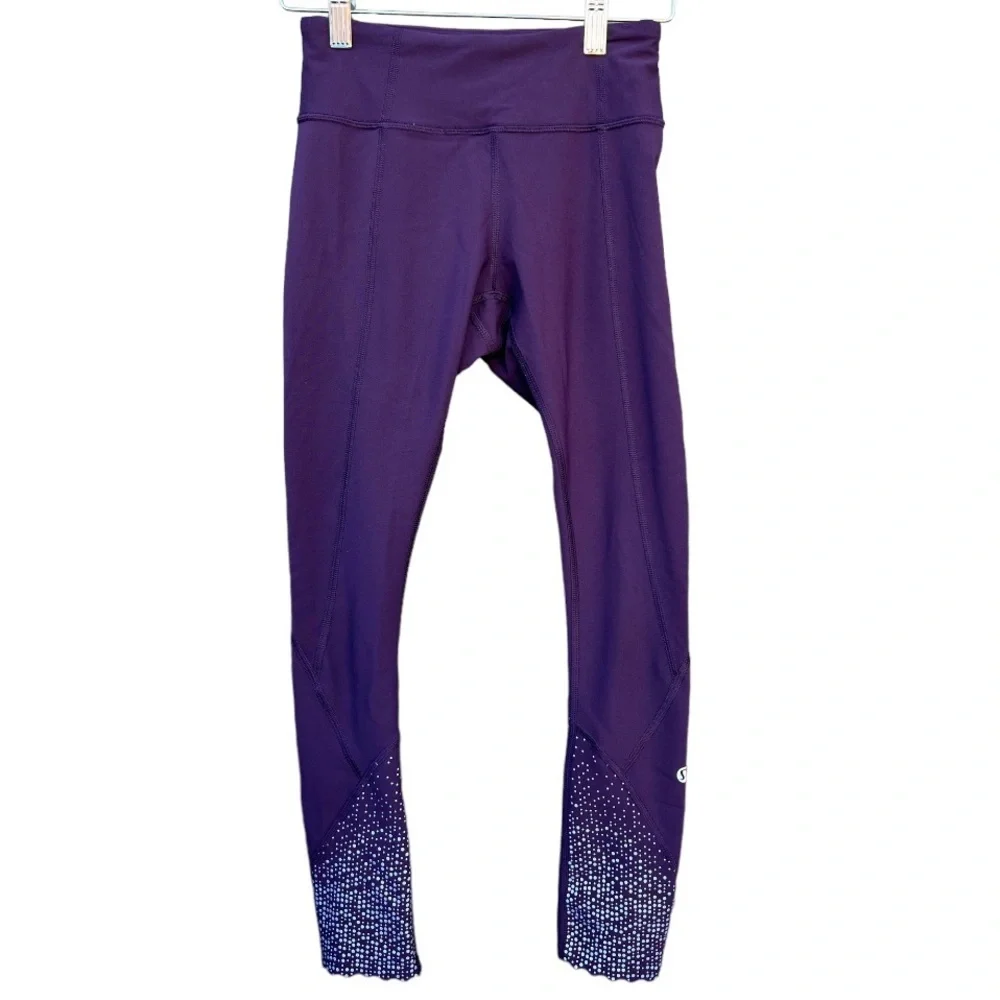 Lululemon Tight Stuff Tight II Darkest Magenta Size 2